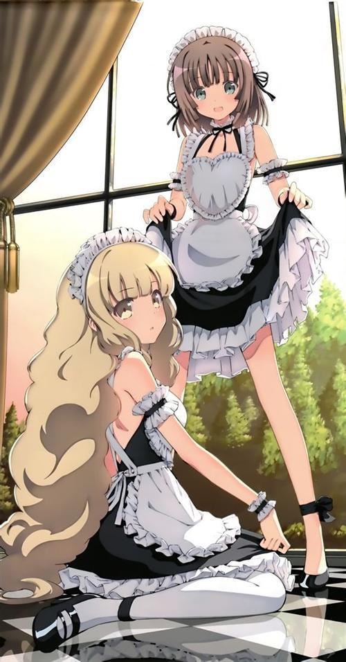 【女仆主题】周末福利，一大群女仆正向你扑来，挺住呀(⊙x⊙;)