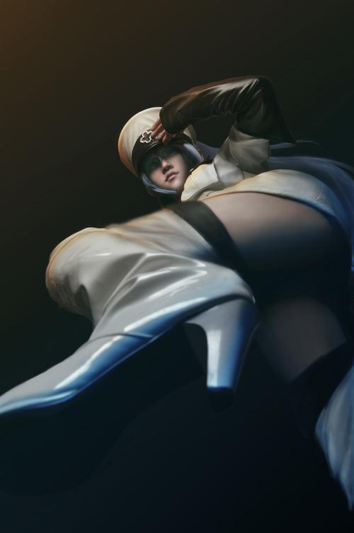 斩赤红之瞳帝国最强 SSS女王艾斯德斯登场 ，后期君，辛苦了     cn:  仰青 
staff摄影：无心化妆：伍岁后期：狼烟协力：牧可  狼烟 bcy.net/coser/detail/3011/110853