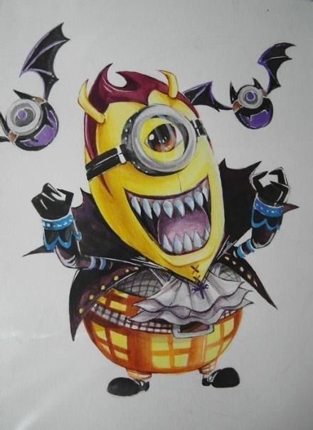 小黄人版海贼王之王下七武海，萌爆了[嘻嘻]，不过女帝略显坑呀(✿✪‿✪｡)ﾉ