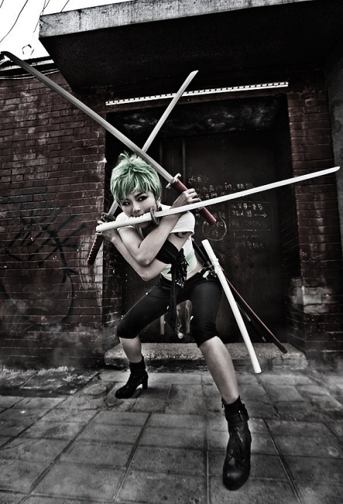 两个神似的三刀流奥义，帅到掉渣[晕]