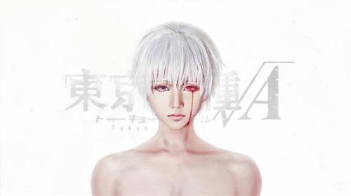 分享两张绝美的东京食尸鬼Cosplay，满意度百分百[嘻嘻]