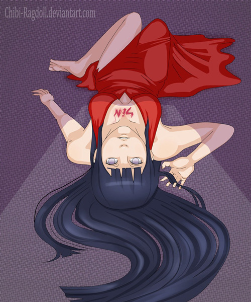 风格另类的火影女忍者性感同人，总感觉怪怪的，非中土大陆的风格[思考]