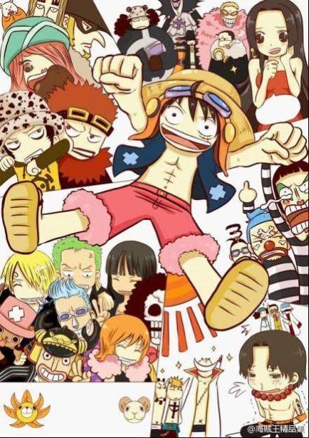 草帽海贼团精美图片分享，重温那些美好回忆[嘻嘻]