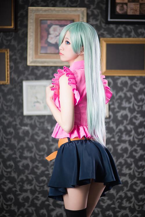 七大罪绝美Cosplay  1000个赞[嘻嘻]
角色 伊丽莎白.里昂妮丝     cn:  妖少 
staff摄影：风来星人化妆：妖少后期：妖少 bcy.net/coser/detail/1036/161251