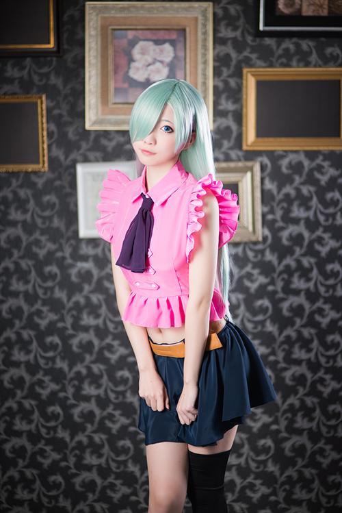 七大罪绝美Cosplay  1000个赞[嘻嘻]
角色 伊丽莎白.里昂妮丝     cn:  妖少 
staff摄影：风来星人化妆：妖少后期：妖少 bcy.net/coser/detail/1036/161251