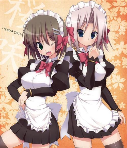 【女仆主题】第四弹 周末福利 好久不见 (⊙x⊙;)[花心](✿✪‿✪｡)ﾉ，同时也祝大家新年快乐↖(￣▽￣")