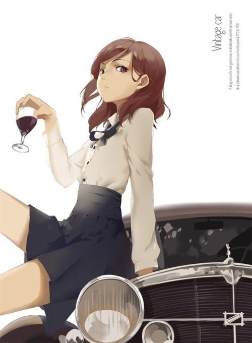 微醺妹子，脸颊泛红，总是那么诱人，周末福利奉上 [晕]