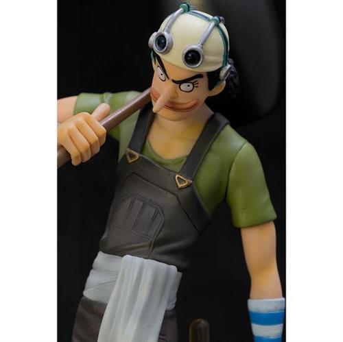 #海贼王P.O.P 系列#角色：乌索普(ウソップ) & 托尼托尼·乔巴(トニートニー・チョッパー)
系列：P.O.P Series 2
造型师：Black Sabbath (ブラックサバス), Jyango (ジャンゴ)
发售价：¥3990日元
发售日期：2004/10
高度：210mm,100mm
限定：否