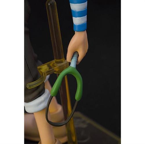 #海贼王P.O.P 系列#角色：乌索普(ウソップ) & 托尼托尼·乔巴(トニートニー・チョッパー)
系列：P.O.P Series 2
造型师：Black Sabbath (ブラックサバス), Jyango (ジャンゴ)
发售价：¥3990日元
发售日期：2004/10
高度：210mm,100mm
限定：否