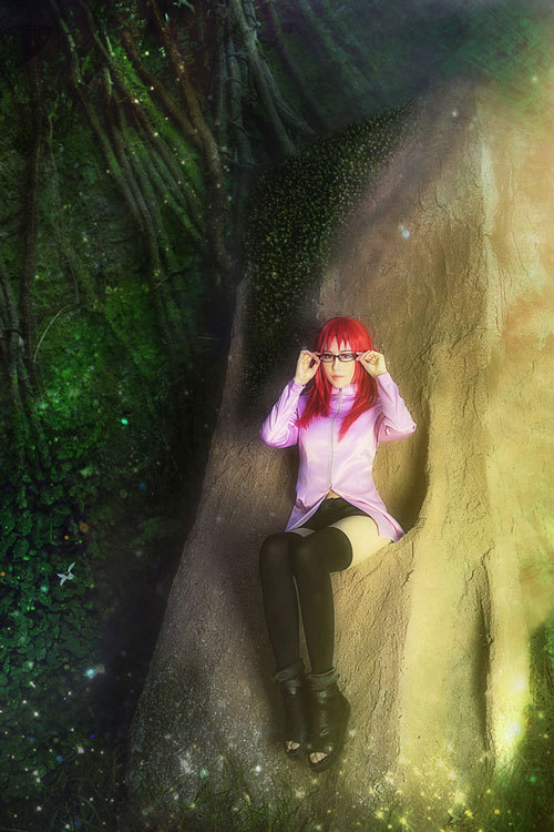 火影超还原漩涡香燐Cosplay（⊙ｏ⊙）[花心]…  cn:  伽惠 
staff摄影：杨琛化妆：伽惠后期：羽島 bcy.net/coser/detail/5479/122297