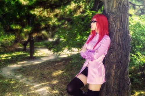 火影超还原漩涡香燐Cosplay（⊙ｏ⊙）[花心]…  cn:  伽惠 
staff摄影：杨琛化妆：伽惠后期：羽島 bcy.net/coser/detail/5479/122297