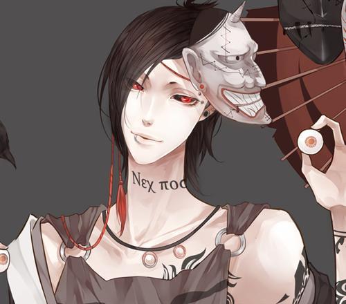 分享图片 精彩手绘 金木研和呗，有才，可做头像[嘻嘻]   bcy.net/illust/detail/1992/92733