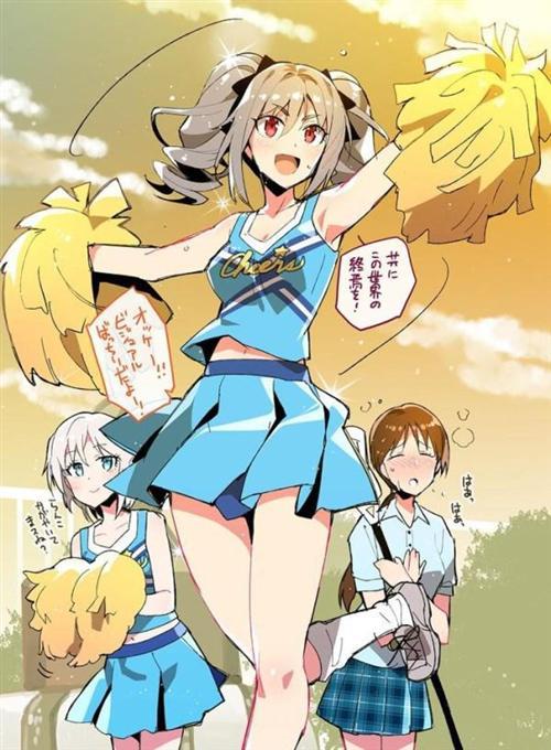 福利分享 二次元拉拉队美少女[花心]，尽情释放你的激情吧(づ￣3￣)づ