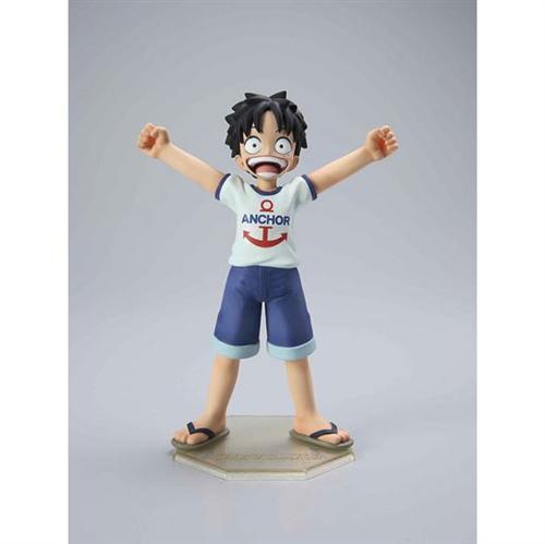 #海贼王P.O.P 系列#【童年系列】角色：蒙奇·D·路飞(モンキー･D･ルフィ)
系列：P.O.P CB Series
造型师：Jyango (ジャンゴ)
发售价：¥1890日元
发售日期：2008/06
高度：120mm
限定：否