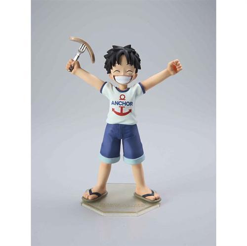 #海贼王P.O.P 系列#【童年系列】角色：蒙奇·D·路飞(モンキー･D･ルフィ)
系列：P.O.P CB Series
造型师：Jyango (ジャンゴ)
发售价：¥1890日元
发售日期：2008/06
高度：120mm
限定：否