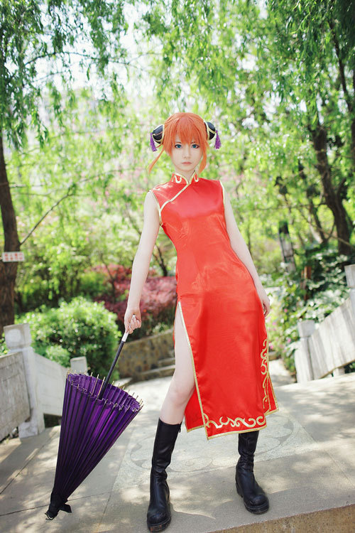 【神还原】银魂神乐可爱霸气Cosplay,美爆！[花心](✿✪‿✪｡)ﾉ