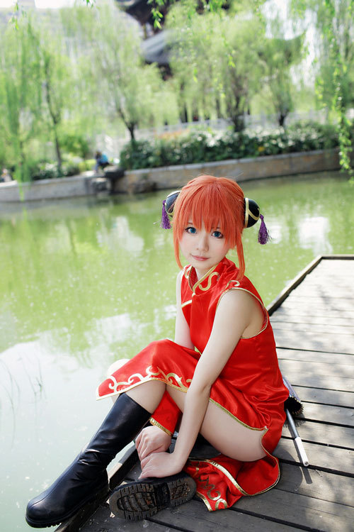 【神还原】银魂神乐可爱霸气Cosplay,美爆！[花心](✿✪‿✪｡)ﾉ