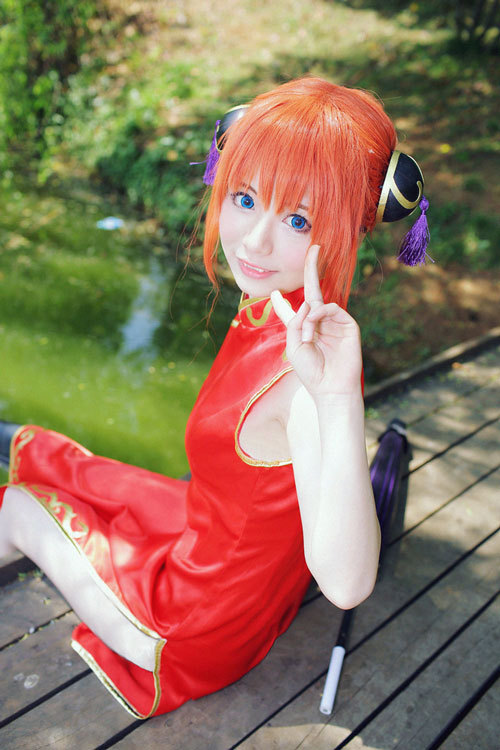 【神还原】银魂神乐可爱霸气Cosplay,美爆！[花心](✿✪‿✪｡)ﾉ