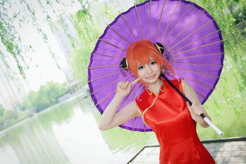 【神还原】银魂神乐可爱霸气Cosplay,美爆！[花心](✿✪‿✪｡)ﾉ