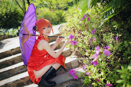 【神还原】银魂神乐可爱霸气Cosplay,美爆！[花心](✿✪‿✪｡)ﾉ