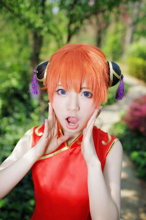 【神还原】银魂神乐可爱霸气Cosplay,美爆！[花心](✿✪‿✪｡)ﾉ