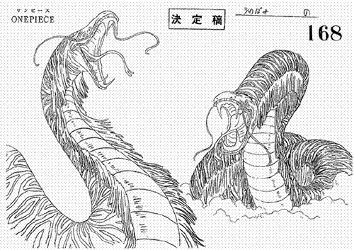 分享图片 尾田手绘的一些海贼人物场景最终稿，主要是空岛系列的，Mark一下^_^
