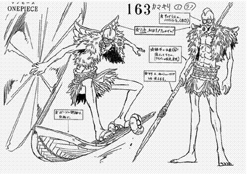 分享图片 尾田手绘的一些海贼人物场景最终稿，主要是空岛系列的，Mark一下^_^