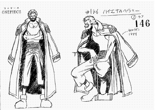 分享图片 尾田手绘的一些海贼人物场景最终稿，主要是空岛系列的，Mark一下^_^