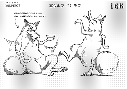 分享图片 尾田手绘的一些海贼人物场景最终稿，主要是空岛系列的，Mark一下^_^