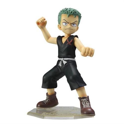 #海贼王P.O.P 系列#【童年系列】角色： 罗罗诺亚·索隆(ロロノア・ゾロ)
系列：P.O.P CB Series
造型师：Jyango (ジャンゴ)
发售价： ¥1890日元
发售日期：2008/10
高度： 125mm
限定： 否