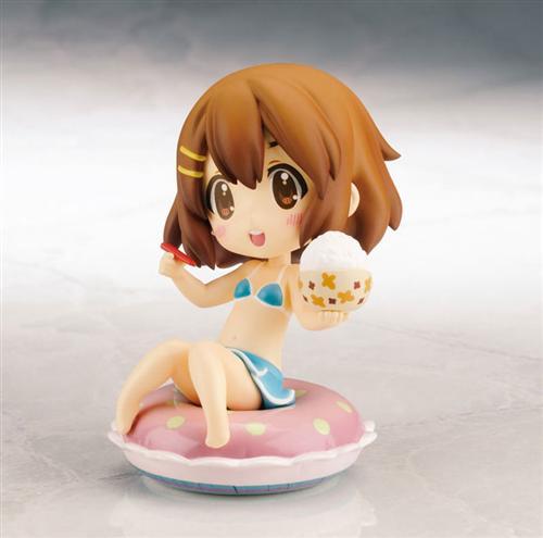 Broccoli出品轻音少女吃货三人组超萌手办售价3240日元(168RMB)每只,全高约10厘米，预计2015年8月发售