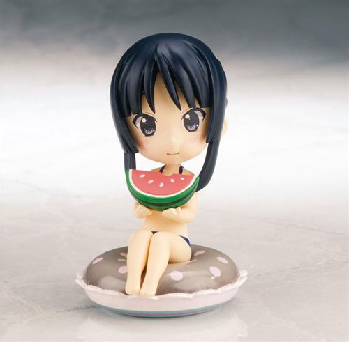 Broccoli出品轻音少女吃货三人组超萌手办售价3240日元(168RMB)每只,全高约10厘米，预计2015年8月发售