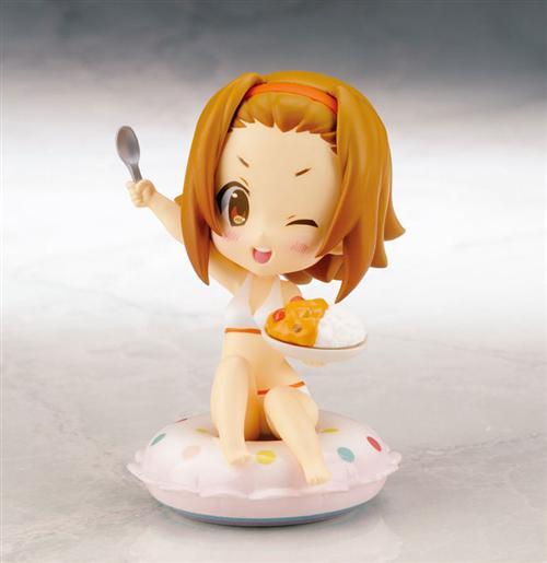 Broccoli出品轻音少女吃货三人组超萌手办售价3240日元(168RMB)每只,全高约10厘米，预计2015年8月发售