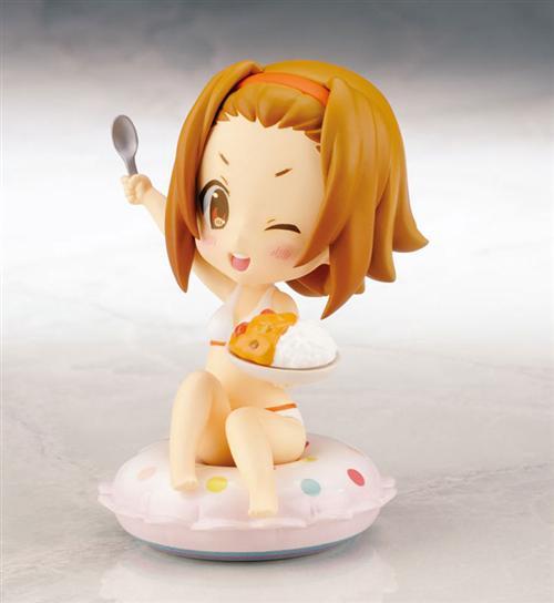 Broccoli出品轻音少女吃货三人组超萌手办售价3240日元(168RMB)每只,全高约10厘米，预计2015年8月发售