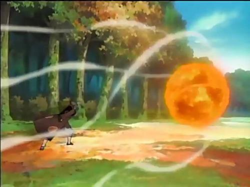 #火遁#豪火球- 以查克拉提炼，从口中发出一发大火球，其威力可以烧出直径7米的洞穴来，非一般下忍能学懂；结印顺序为：巳－未－申－亥－午－寅；由宇智波一族所创，宇智波佐助、宇智波鼬和卡卡西都用过