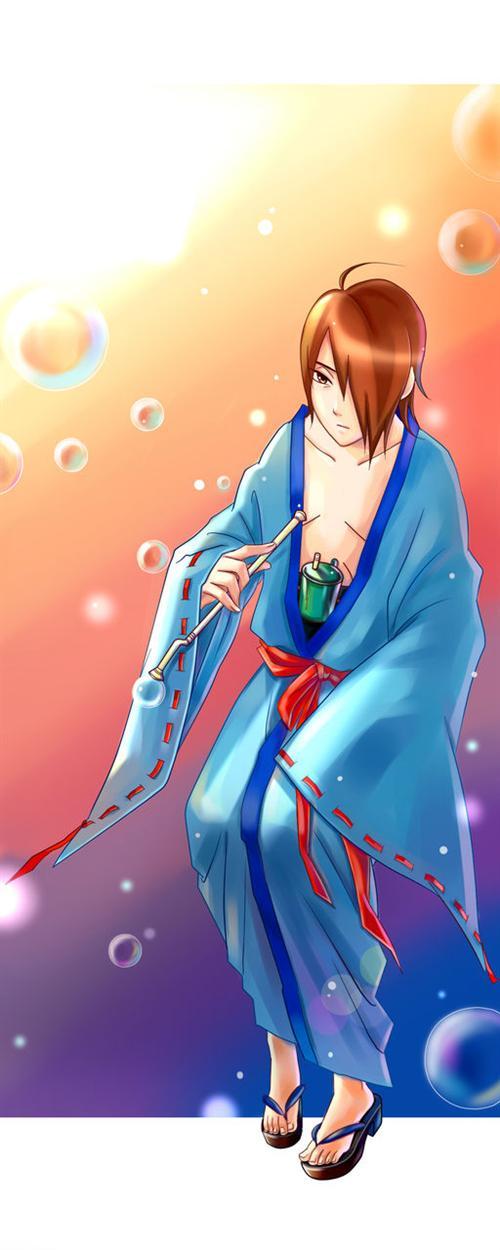 #水遁#泡沫--从吹肥皂泡器具中吐出许多大型泡泡，再以弹指将泡泡引爆。是六尾人柱力【泡沫】的特有忍术。↖(￣▽￣")