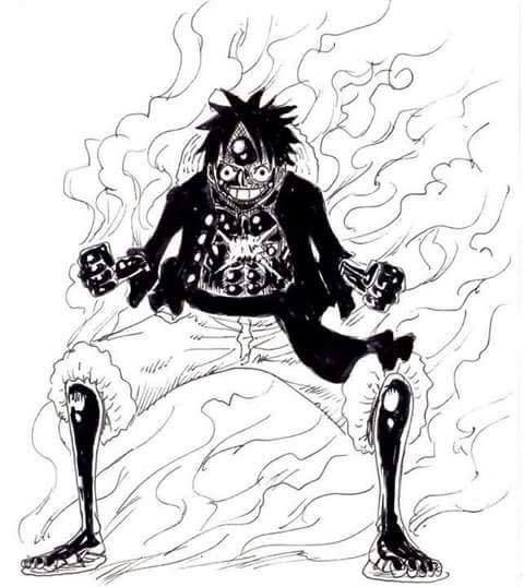 分享图片 武装色路飞[嘻嘻]