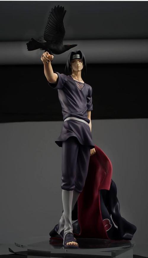 火影忍者宇智波兄弟抵达战场手办，两个人的表情生动，佐助看着鼬的眼神还是充满了崇拜！！！(✿✪‿✪｡)ﾉ