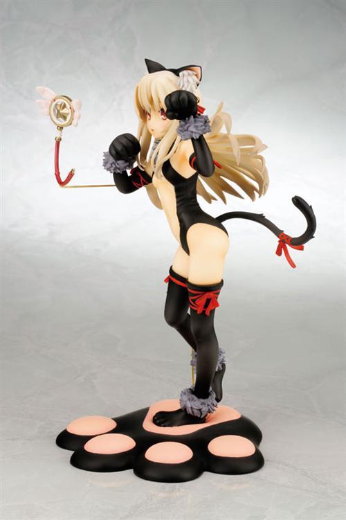 Fate/kaleid liner 伊莉雅猫娘手办，萌化了[花心]