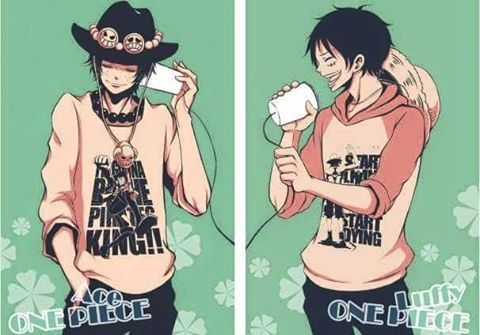 路飞:艾斯，你听到我说话吗？[思考]