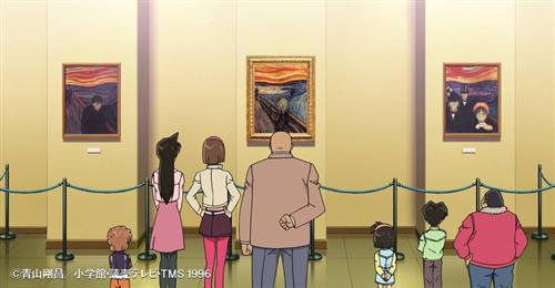 名侦探柯南动画774集“消失了的蒙克呐喊”将于今天18:00开播！这是最新剧场版的联动作品，是「业火的向日葵」的前传故事。