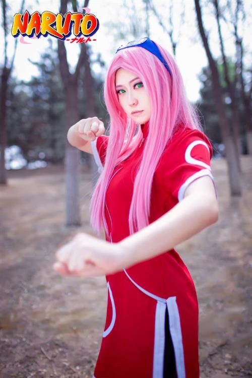 春野樱Cosplay两张[花心]