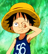 一组意外萌的海贼王表情!