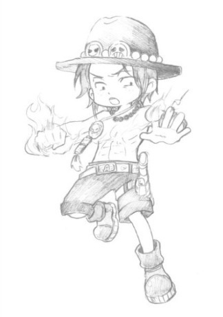 手绘艾斯 送给艾斯控