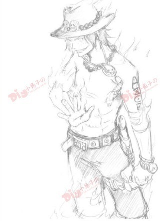 手绘艾斯 送给艾斯控