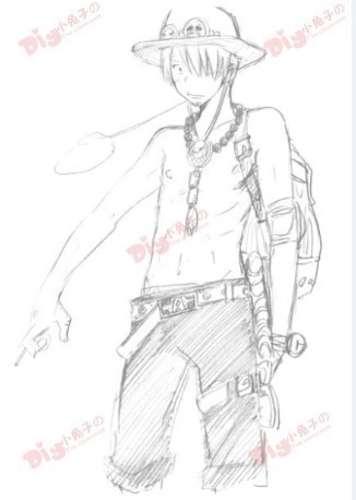 手绘艾斯 送给艾斯控