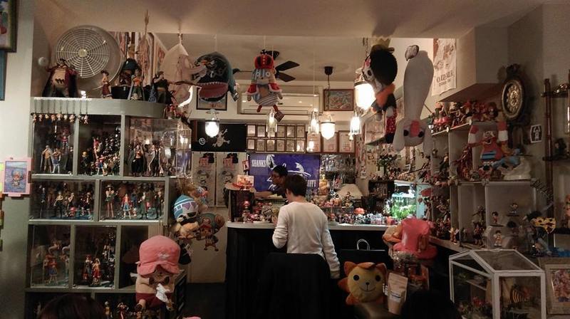 #海贼王# 脸书上分享的台北PEG Coffee店，有去台北旅游的海迷可以去逛逛。