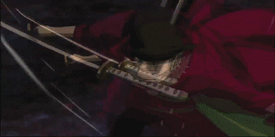 绿色头发，冷酷眼神，左耳三个耳环，手臂缠着黑手帕，腰间绿肚兜，这个身佩三把刀默默站在一旁的男人，就是海贼猎人——罗罗诺亚·索隆。他有着不输给草帽路飞的超强实力！刀一出鞘，寒光四溢，让所有人都不由自主地为之颤抖！他绝对是最值得信任的人！这就是罗罗诺亚·索隆，钢铁一样的男人。