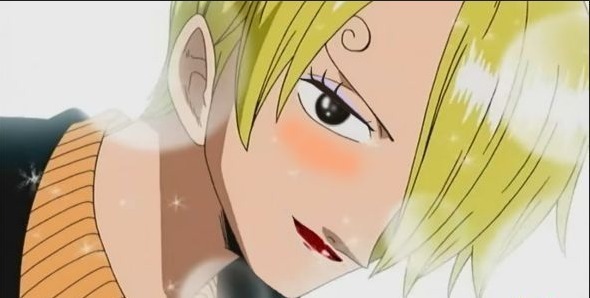 他一头飘逸的金发，笔挺的西服，闪亮的皮鞋，忧郁地吸了一口烟，怎么看都是一个十足的文艺青年。山治曾经自称为MR·王子，除了因为眉毛很帅之外，这也跟他发自心底的骑士精神呼应，在对待女性方面，他就是一个绝对意义上的绅士，不管她是不是敌人。他给我们上演的，是一场大海上的最炫绅士风。