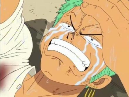 流泪不一定只有痛苦，还有感恩、决心、努力和成长，这也是让我们喜欢海贼王的原因 